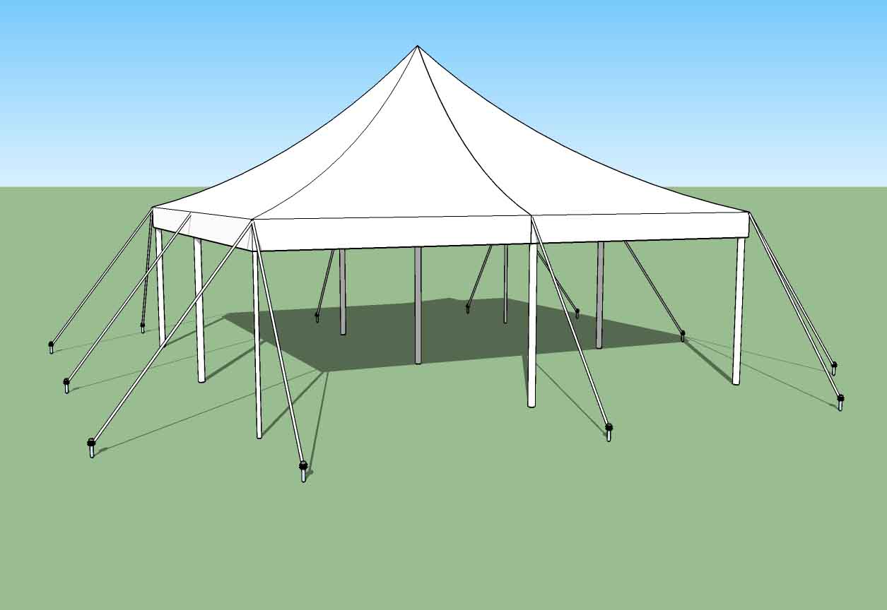 20x20 High Peak Party Tent